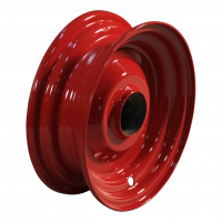 luchtband + wiel 4.80/4.00-8 V-8501 + 2.50Ax8H2 NL88mm staal rood