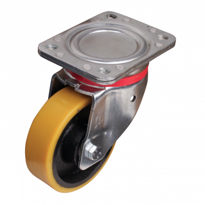 swivel castor 125mm series 28 ᠆ 17 Plate mounting ball bearing