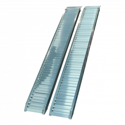 loading ramp / pair straight aluminum 2500 x 300mm ᠆ head (L standard)