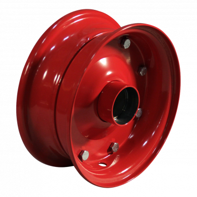 roue 3.00D-8 alésage pour roulement à billes NL88mm métal Rouge rouge carmin RAL 3002