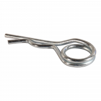grip-clips, double Ø4mm spring steel, white galvanized