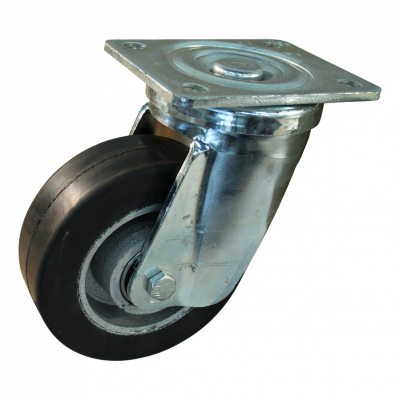 swivel castor 125mm series 04 ᠆ 18 Plate mounting ball bearing