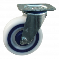 roulette pivotante 100mm série 09 ᠆ 10 Fixation platine roulement à rouleaux