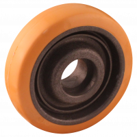 roulette pivotante 160mm serie 21 ᠆ 36 Fixation platine Roulement à billes en inox