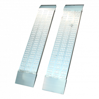 Set oprijplaten recht aluminium 2000 x 315 - 40