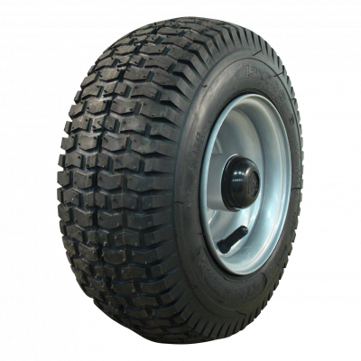 set air tire + wheel 13x6.50-6 V-3502 4.50Ax6 NL88mm steel grey white aluminum RAL 9006
