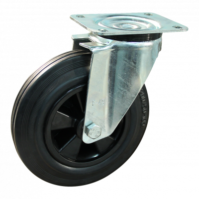 swivel castor 225mm series 01 ᠆ 11 Plate mounting roller bearing