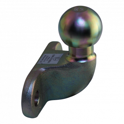 towing ball with flange zinc plated