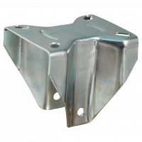 fixed castor 100mm serie 34 ᠆ 91 Plate mounting plain bore