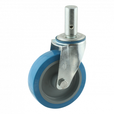 swivel castor 125mm serie 21 ᠆ 12 Bolt hole Pin roller bearing