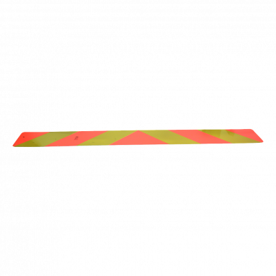 traffic sign trailer >3500kg 1132mm x 197mm red / yellow diagonally striped