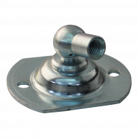 mounting plate with ball, ball pan and retaining bracket BA20/K10+PF18 Round 55x2mm, 2 holes Ø5mm to 41mm. Height 22mm, Ball 10