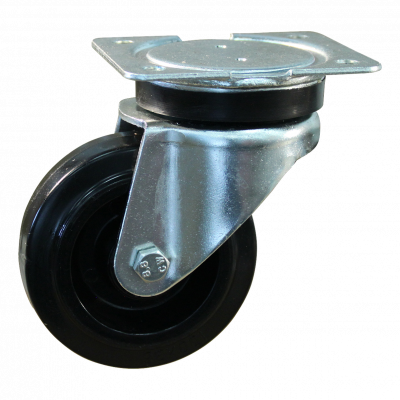 swivel castor 100mm series 07 ᠆ 14 Plate mounting roller bearing