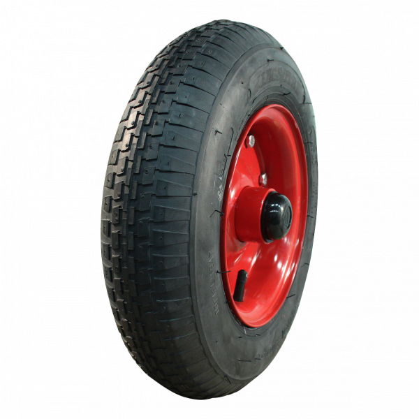 pneu + roue 4.80/4.00-8inch V-6635 3.00D-8 NL88mm métal Rouge