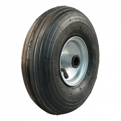 air tire + wheel 2.50-4 V-5501 2.10x4H2 NL69mm steel grey white aluminum RAL 9006