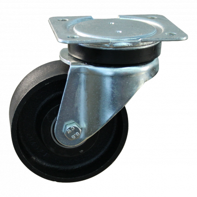 swivel castor 100mm serie 45 ᠆ 14 Plate mounting ball bearing