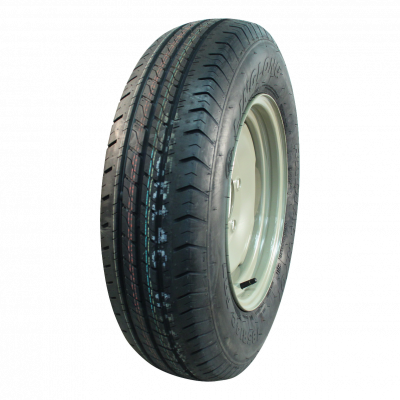 air tire + wheel 185 R14Cinch R701 M+S 5Jx14H2 steel grey KTL grijs