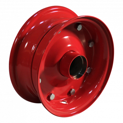 roue 3.00D-8 alésage pour roulement à billes NL100mm métal Rouge rouge carmin RAL 3002
