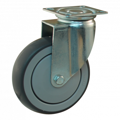 swivel castor 125mm series 69-61 Plate mounting ball bearing