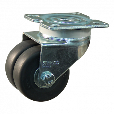 swivel castor 50mm serie 64 ᠆ 42 Plate mounting ball bearing