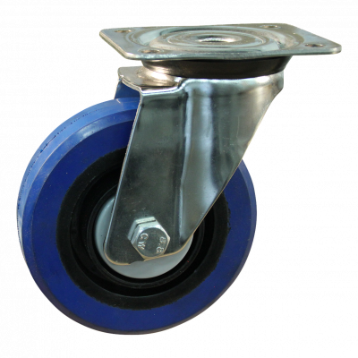 roulette pivotante 125mm série 13 ᠆ 31 Fixation platine roulement à billes