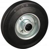 roue fixe 100mm série 02 ᠆ 91 Fixation platine roulement à rouleaux