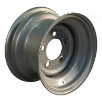 pneu + roue 23x10.50-12inch HF-255 7.00x12 métal gris aluminium blanc RAL 9006