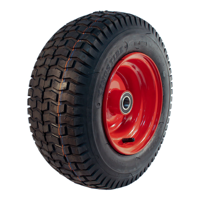 pneu + roue 16x6.50-8 V-3502 + 5.50Bx8H2 NL100mm métal Rouge rouge carmin RAL 3002