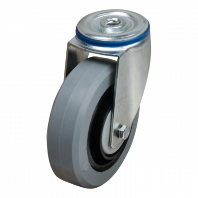 swivel castor 125mm series 14 ᠆ 15 Bolt hole ball bearing