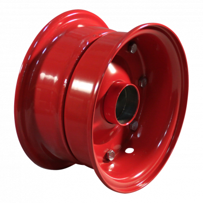 roue 4.40D-8 alésage pour roulement à billes NL60mm métal Rouge rouge carmin RAL 3002