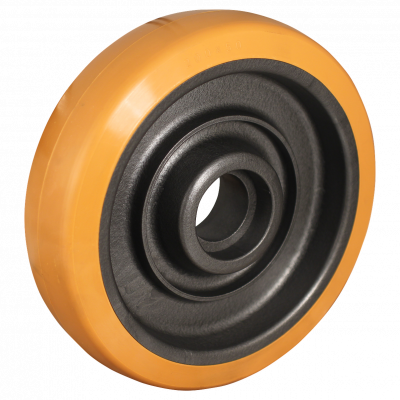 roulette pivotante avec frein 200mm serie 21 ᠆ 17 Fixation platine roulement à billes