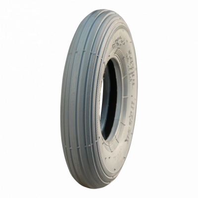 pneumatic tire wheel 200x50 HF-207A 1.25x3.8 (200x50 + 7 x 1 3/4) roller bearing Ø20 NL60mm plastic grey