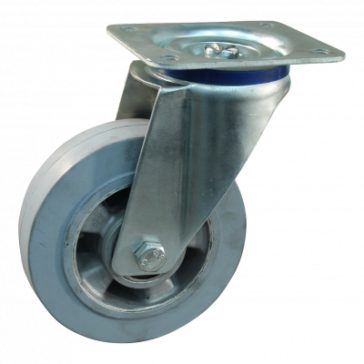 swivel castor 200mm series 12 ᠆ 15 Plate mounting ball bearing