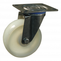 swivel castor 100mm serie 34 ᠆ 30 Plate mounting roller bearing
