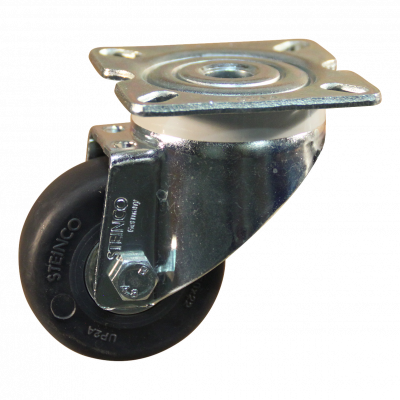 swivel castor 50mm serie 64 - 40 Plate mounting ball bearing