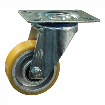 swivel castor 80mm series 29 ᠆ 12 Plate mounting ball bearing