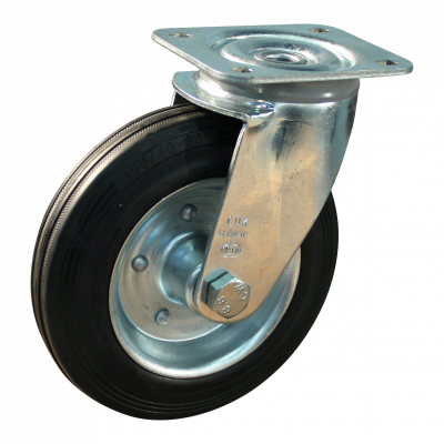 roulette pivotante 160mm série 02 - 11 Fixation platine roulement à rouleaux