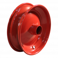 air tire + wheel 4.80/4.00-8inch V-6602 2.50Ax8 NL96mm steel red flame red  RAL 3000 - Protempo B.V.