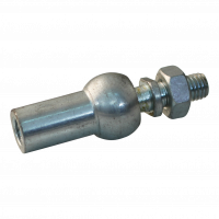 Ball-and-socket joint axial ADKG8 M10 80N inb. 51 zinc plated