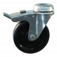 roulette pivotante avec frein 50mm serie 65 ᠆ 37 Trou de boulon palier lisse
