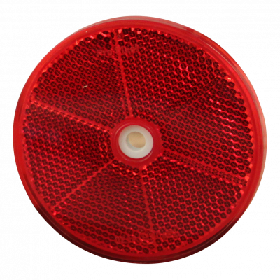 Reflector Ø rood opschroefbaar Ø80 8000R