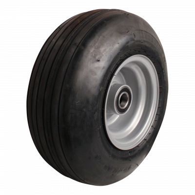 set air tire + wheel 13x5.00-6 V-3503 4.50Ax6 NL78mm steel grey white aluminum RAL 9006