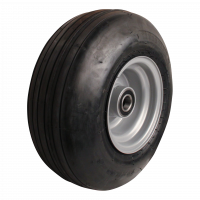 set air tire + wheel 13x5.00-6 V-3503 4.50Ax6 NL78mm steel grey white aluminum RAL 9006