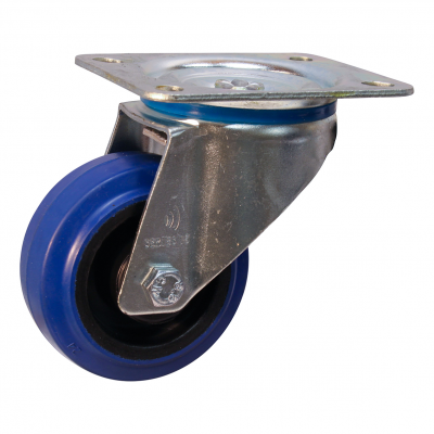 swivel castor 80mm series 13 ᠆ 15 Plate mounting roller bearing
