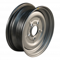 air tire + wheel 155/70 R12C Kargomax ST-6000 M+S 4½Jx12H2 steel grey white aluminum RAL 9006