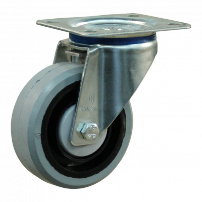 swivel castor 100mm series 14 ᠆ 15 Plate mounting ball bearing