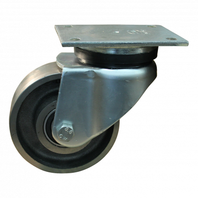 swivel castor 130mm serie 45 ᠆ 14 Plate mounting ball bearing