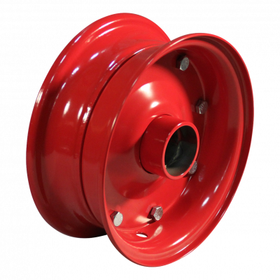 roue 3.00D-8 alésage pour roulement à billes NL88mm métal Rouge rouge carmin RAL 3002