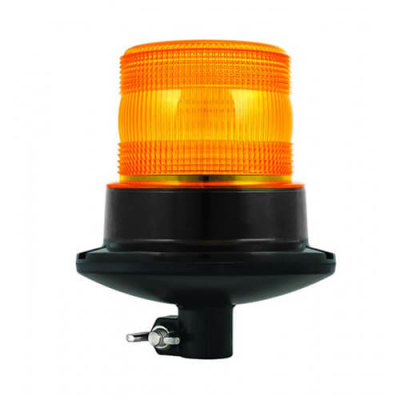 Flits/zwaailamp led oranje 9/30vV DIN-aansluiting 8x 2watt LEDs