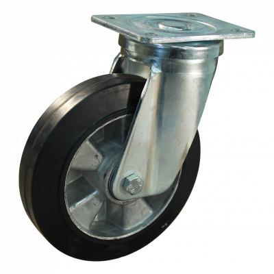 swivel castor 250mm series 10 ᠆ 18 Plate mounting ball bearing